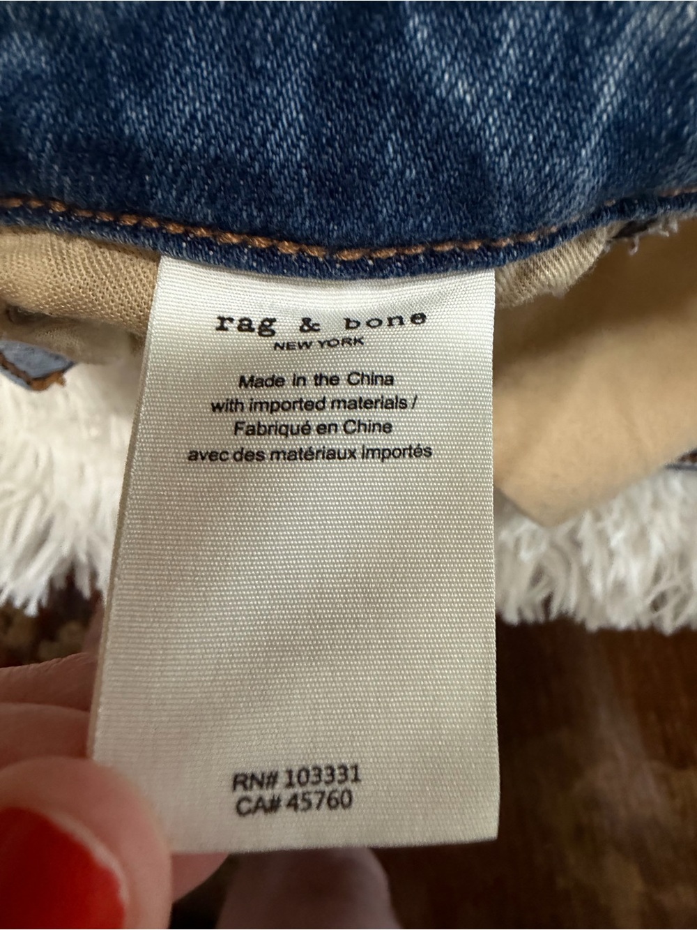 Rag & Bone | Casey High Rise Flare Jeans Norwalk Blue Boho Retro 70s - Picture 13 of 16